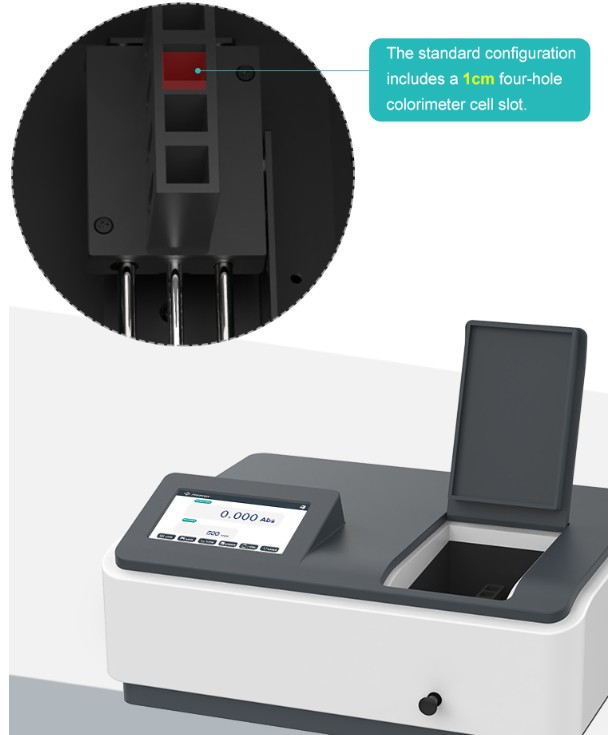 JOANLAB UV/Vis Spectrophotometer Spektrofotometer 2 nm Manual Automatic UV600Pro