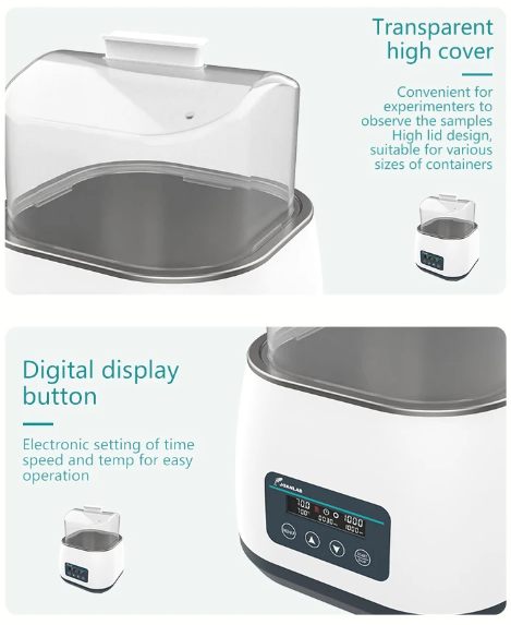 JOANLAB Water Bath with Magnetic Stirrer 100 ~ 1200 RPM 3 Liter WBS-6PRO