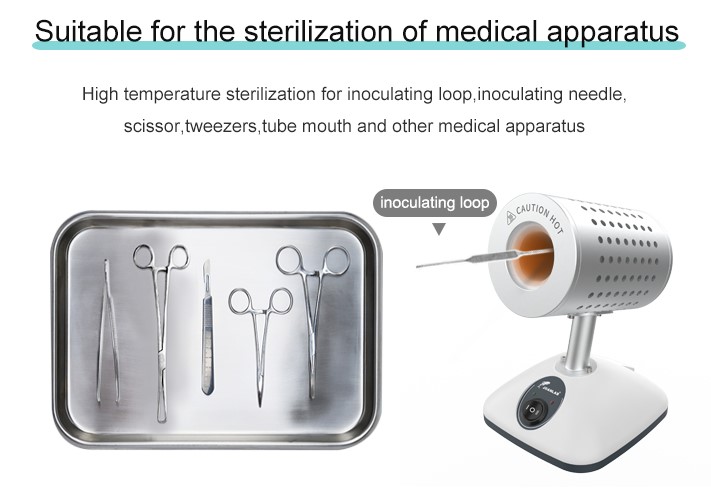 JOANLAB Infrared Sterilizer Sterilisasi Cleaner Sanitizer 850 Derajat Celsius DS900S