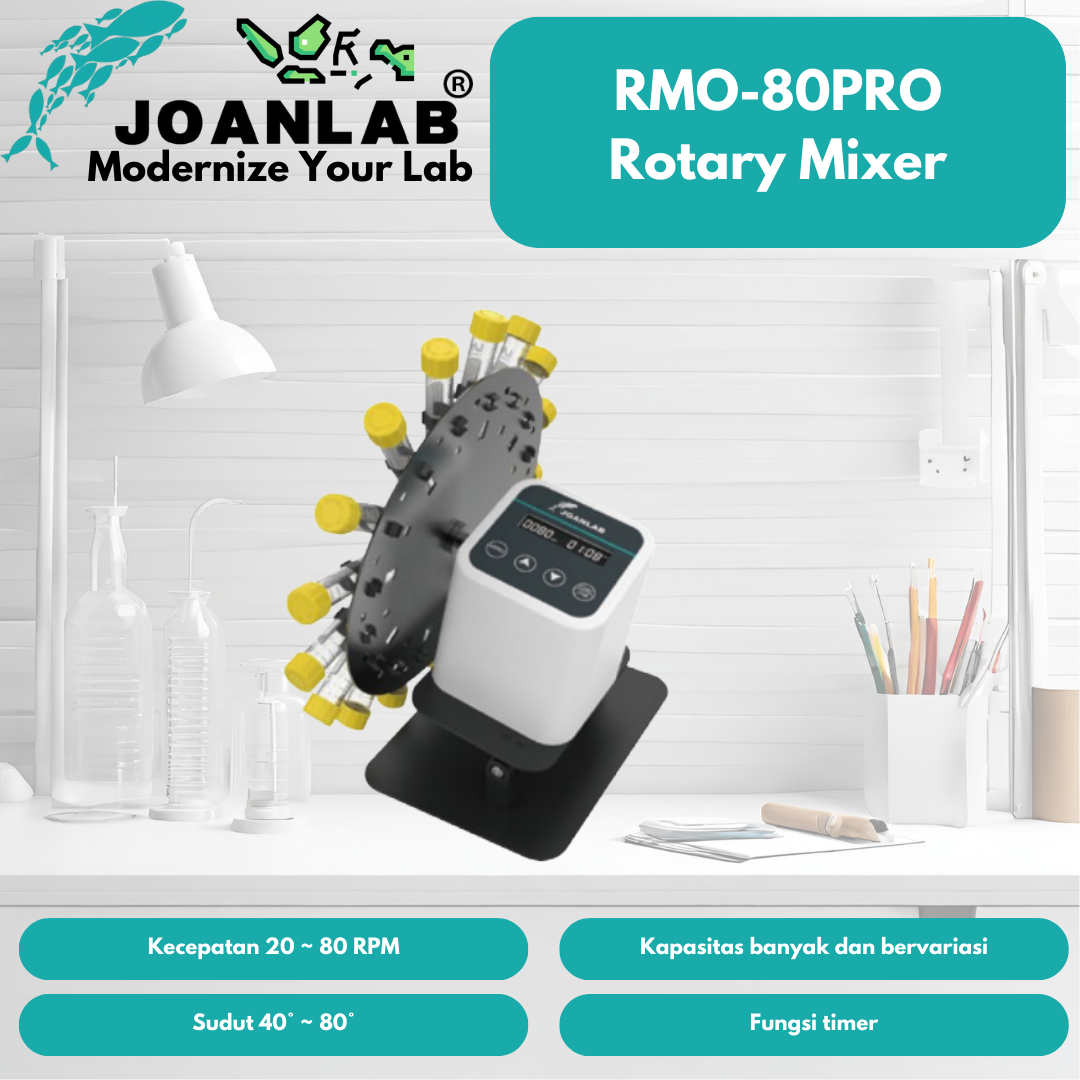 JOANLAB Rotary Mixer Shaker Lab Medis Kecantikan RMO-80PRO