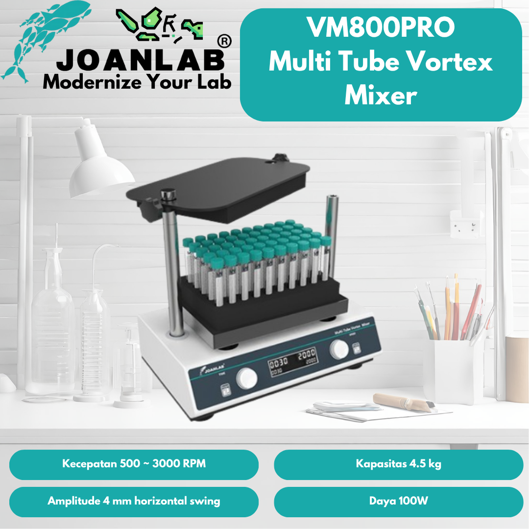 JOANLAB Multitube Vortex Mixer VM800PRO
