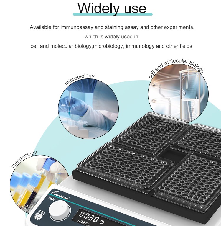 JOANLAB Microplate Oscillator ELISA Plate Deep Tissue Culture VM-600D
