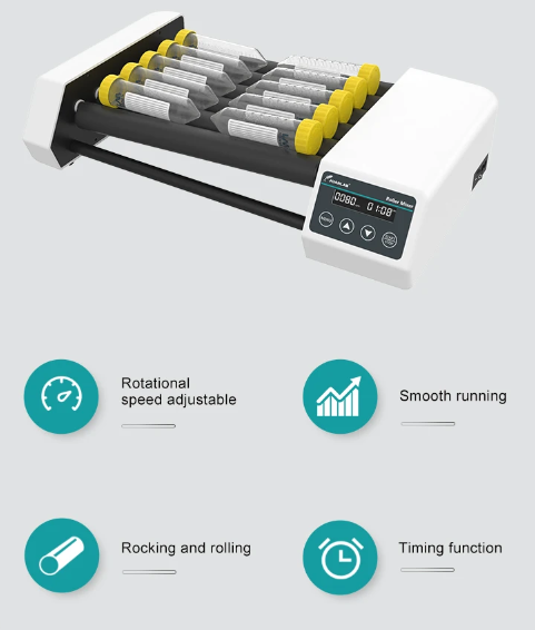 JOANLAB Tube Roller Machine Mesin Pemutar Tabung RM6PRO
