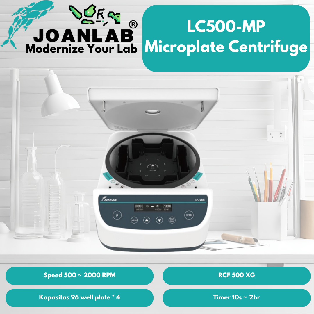 JOANLAB Microplate Centrifuge 2000 RPM 96 Wellplate LC500-MP