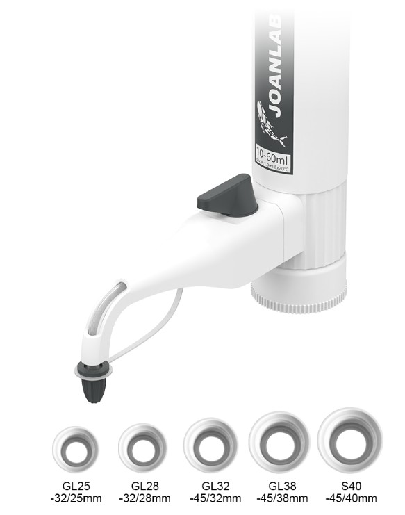 JOANLAB Bottle Top Dispenser 1-5/2-10/5-30/10-60 ml DA-5/10/30/60ml