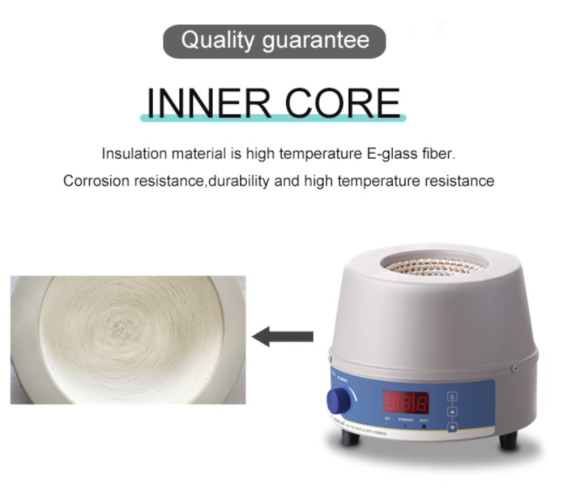 JOANLAB Heating Mantle + Magnetic Stirrer 2000ml Mantel Pemanas Distilasi Pengaduk HMSC2000