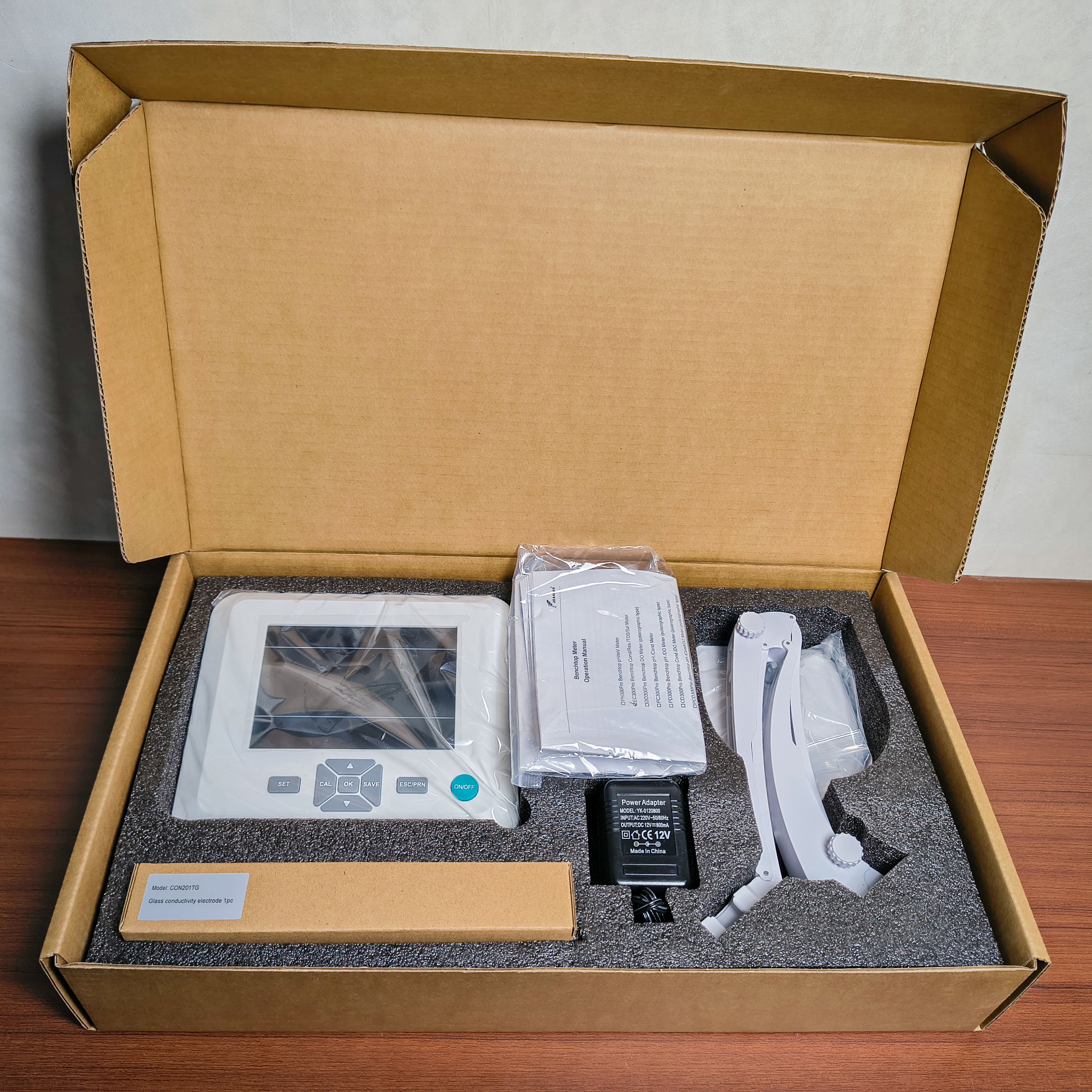 JOANLAB Conductivity Meter Water Quality Analyzer Konduktivitas Salinitas EC300PRO