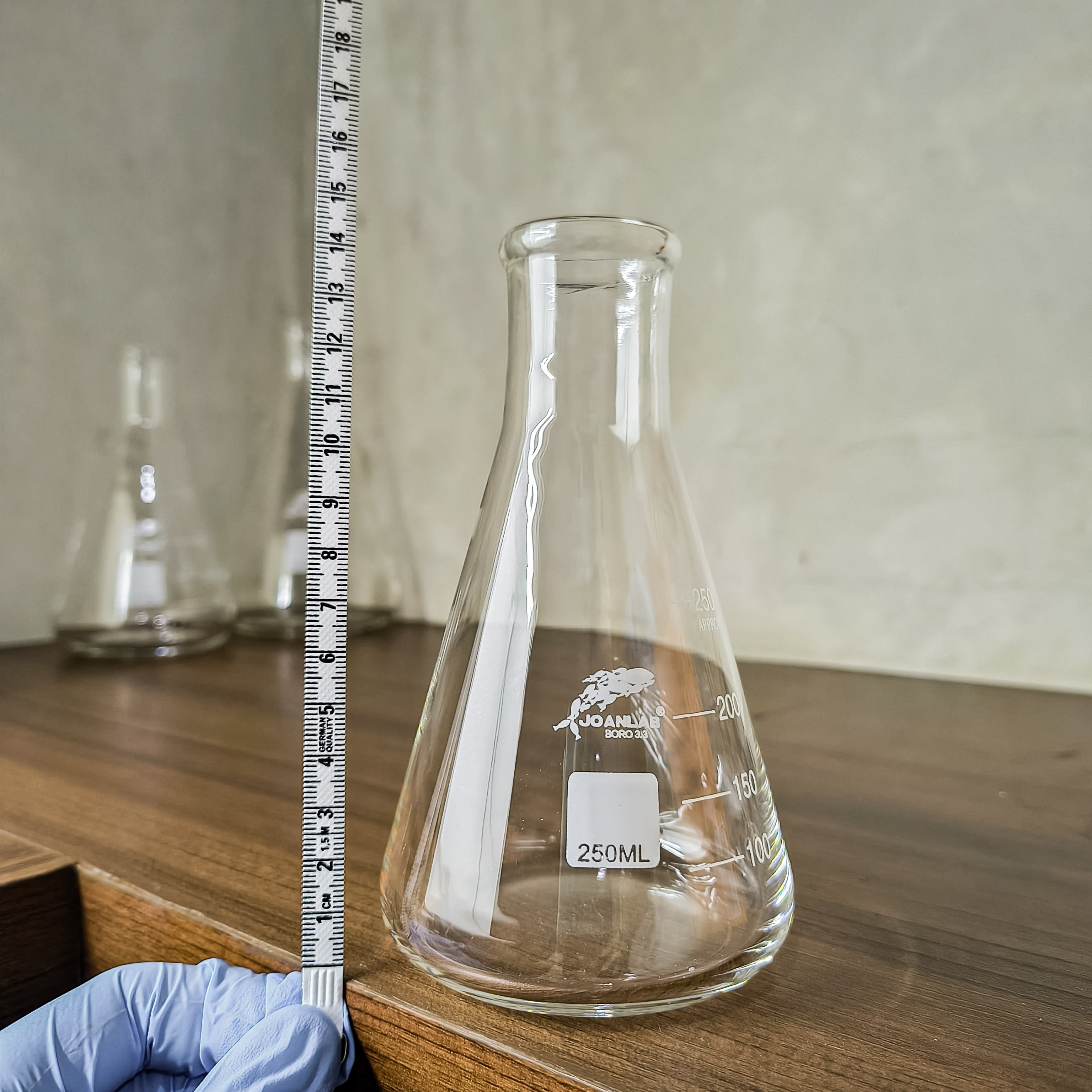 JOANLAB Tabung Erlenmeyer Labu Boro 3.3 250 ml