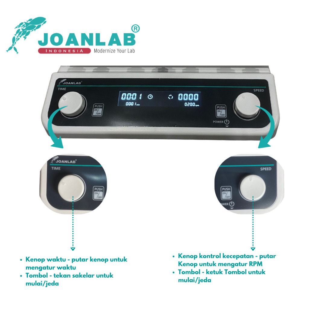 JOANLAB Orbital Shaker Circular Pengaduk Laboratorium OS-40MAX
