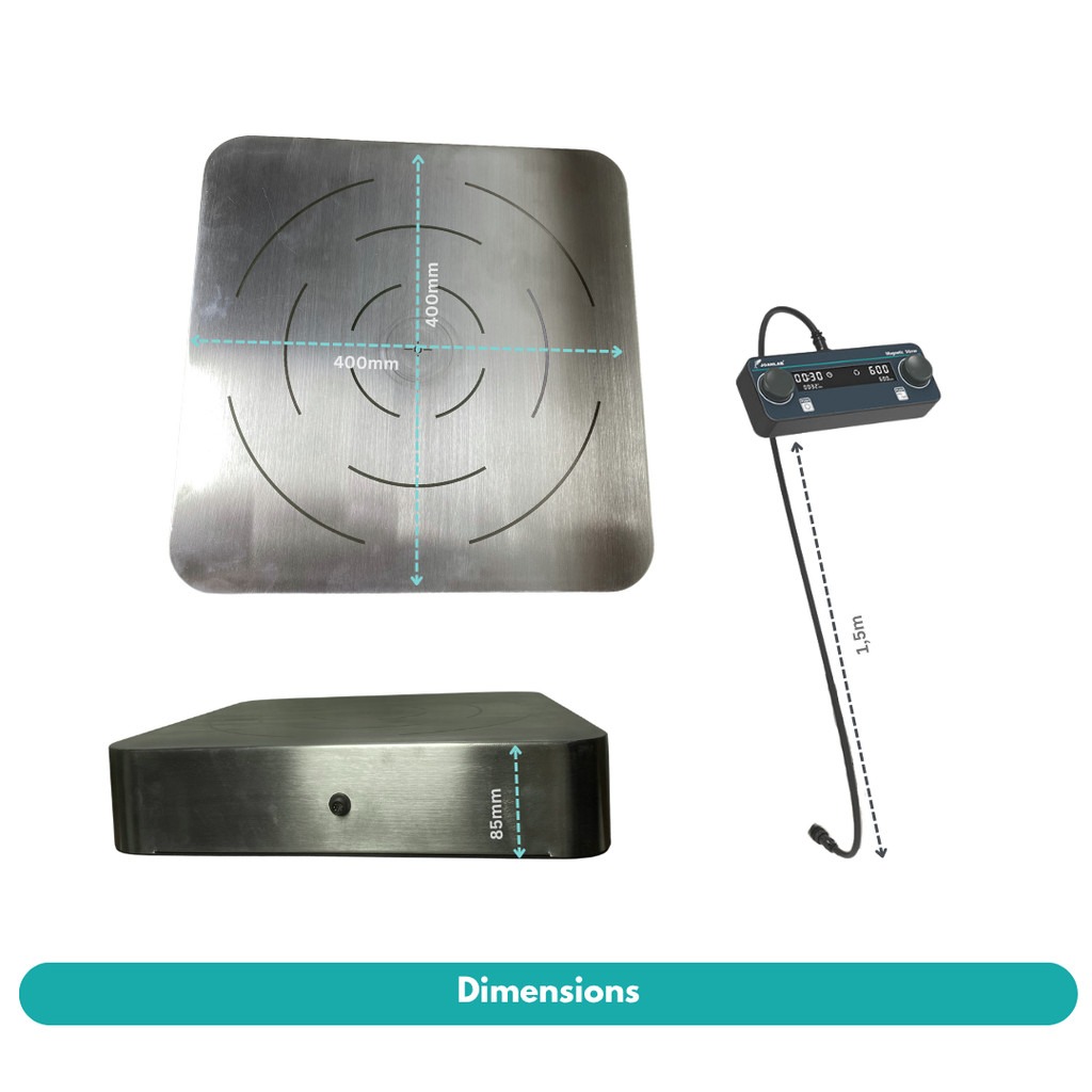 JOANLAB Magnetic Stirrer Kapasitas Besar High Capacity 100 Liter Cable Extension Panel MS-100L