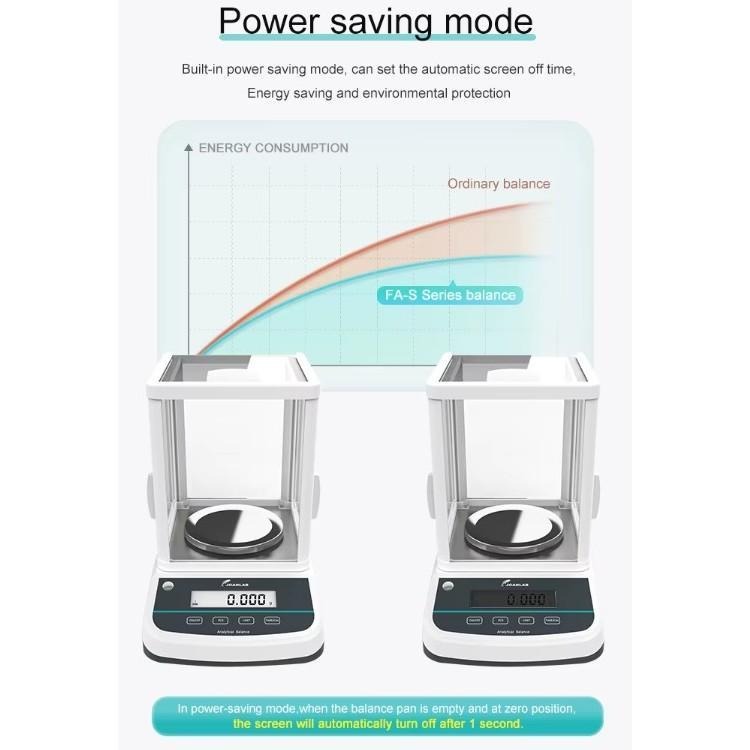 JOANLAB Digital Analytical Balance Dual Display Timbangan Dua Layar 0.001 gram 200 gr FA2003S