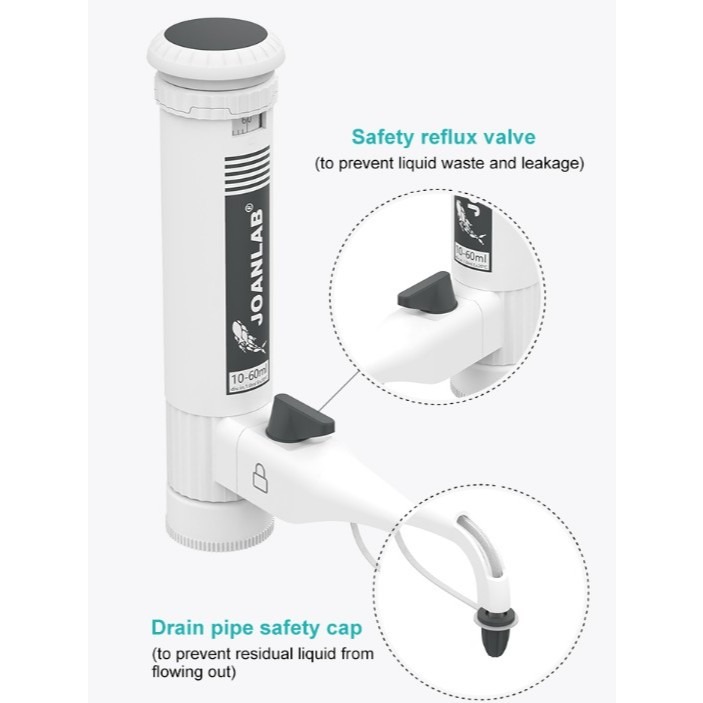 JOANLAB Bottle Top Dispenser 1-5 ml DA-5ML