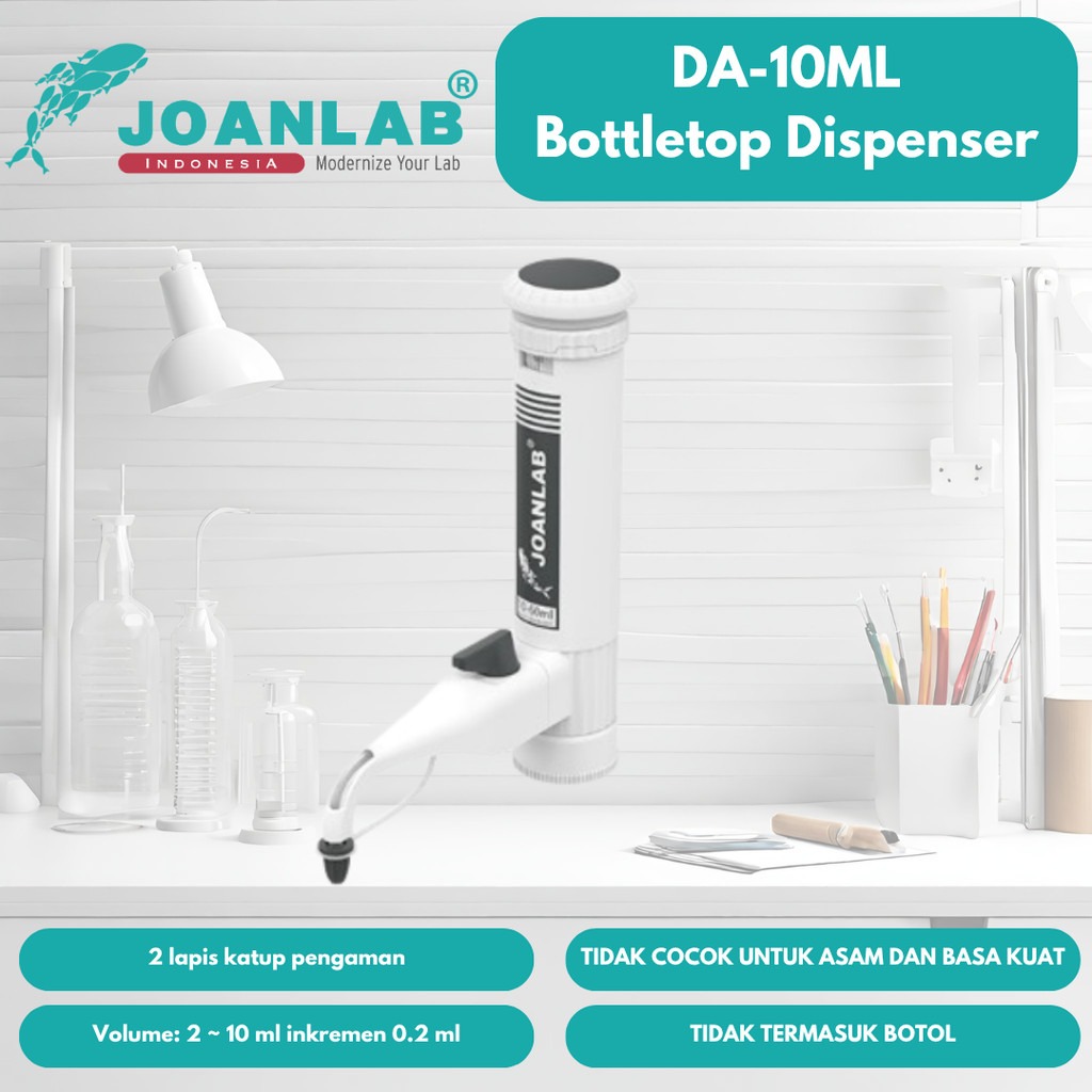 JOANLAB Bottle Top Dispenser 2-10 ml DA-10ML