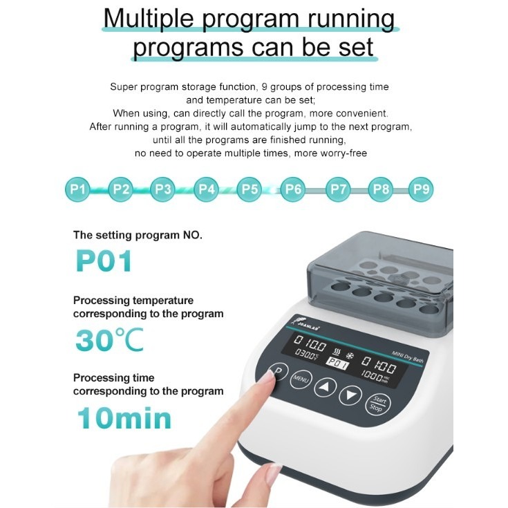 JOANLAB Dry Bath Incubator Modular Heating DB100