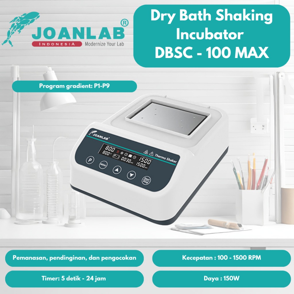 JOANLAB Dry Bath Shaking Incubator Heating DBS-100MAX