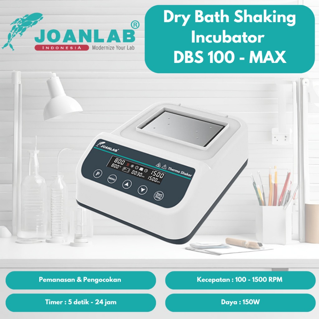 JOANLAB Dry Bath Shaking Incubator Heating Cooling DBSC-100MAX