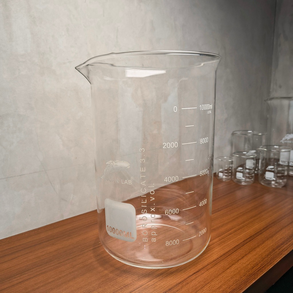 JOANLAB Beaker Glass Gelas Beaker Kaca Boro 3.3 5000 ml