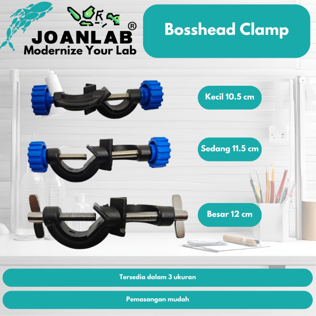 JOANLAB Bosshead Clamp Klem Boss Penjepit Holder Ukuran Sedang