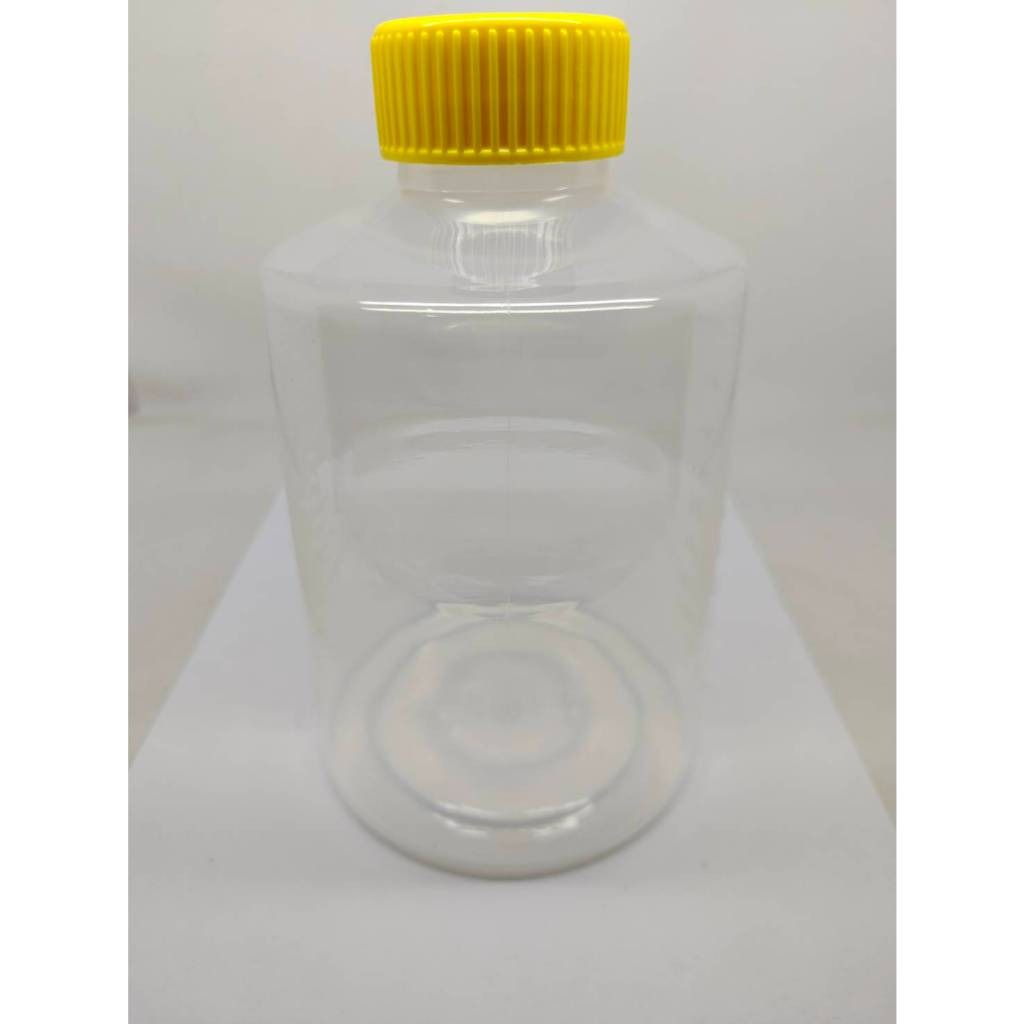 JOANLAB Botol Polystyrene Polistirena 1 Liter Bening Berskala