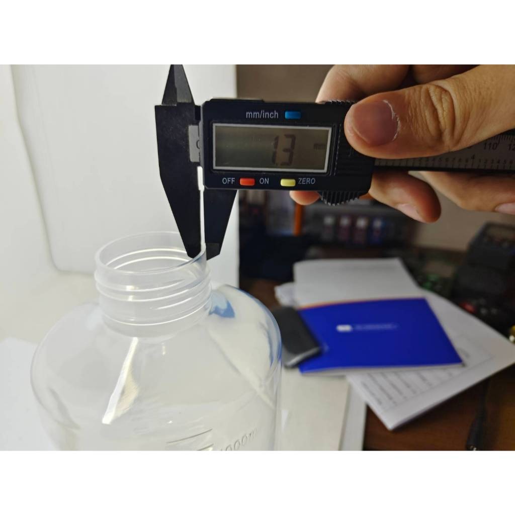 JOANLAB Botol Polystyrene Polistirena 1 Liter Bening Berskala