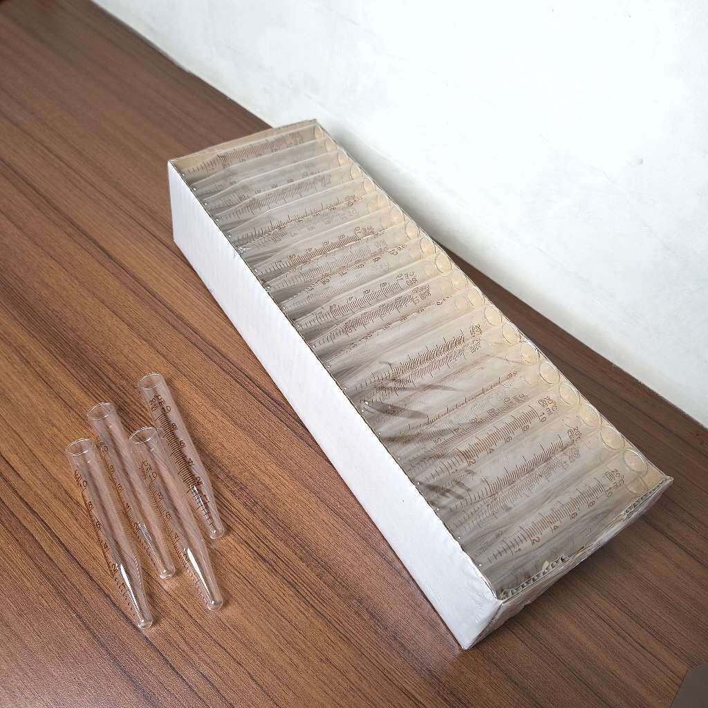 JOANLAB Centrifuge Tube Kaca Glass Tabung Sentrifugal 10 ml isi 100 pcs