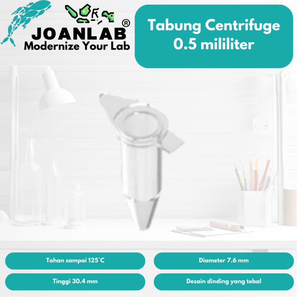 JOANLAB Centrifuge Tube Tabung Sentrifugal 0.5 ml