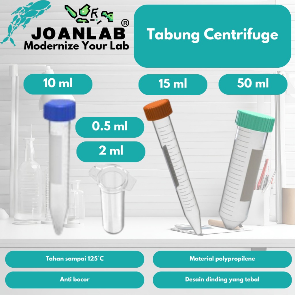 JOANLAB Centrifuge Tube Tabung Sentrifugal 50 ml