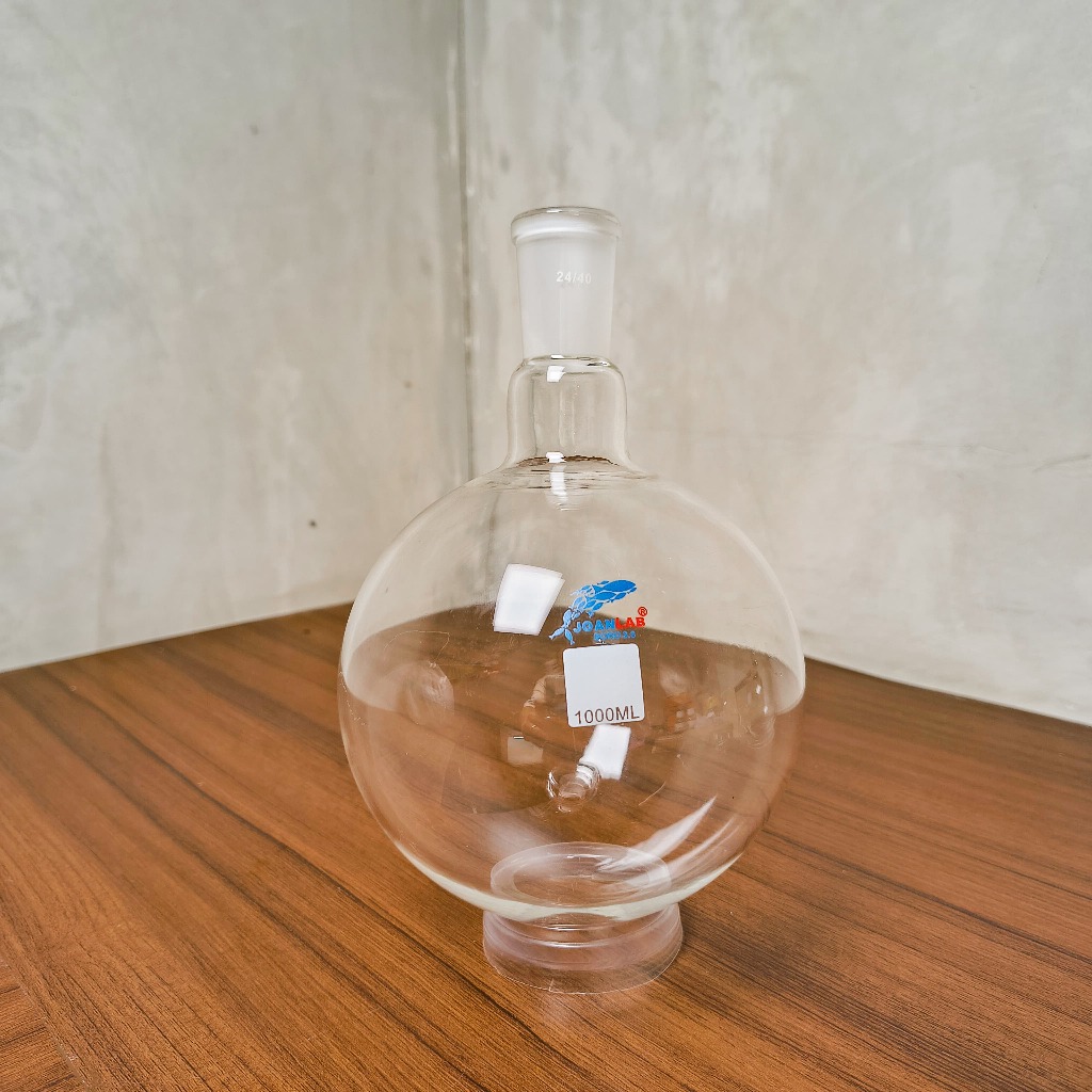 JOANLAB Labu Didih Boiling Flask Round Bottom Single Neck 24/40 250 ml