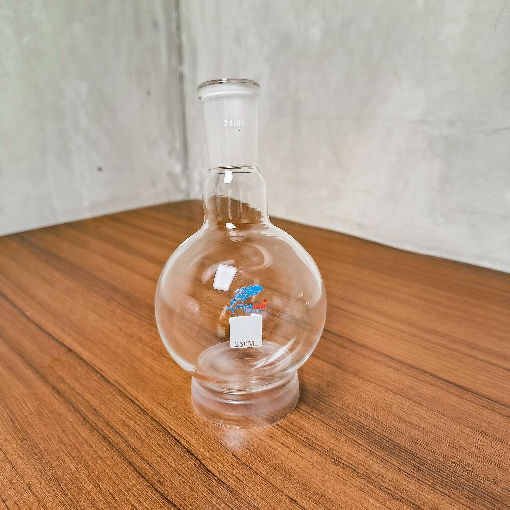 JOANLAB Labu Didih Boiling Flask Round Bottom Single Neck 24/40 500 ml