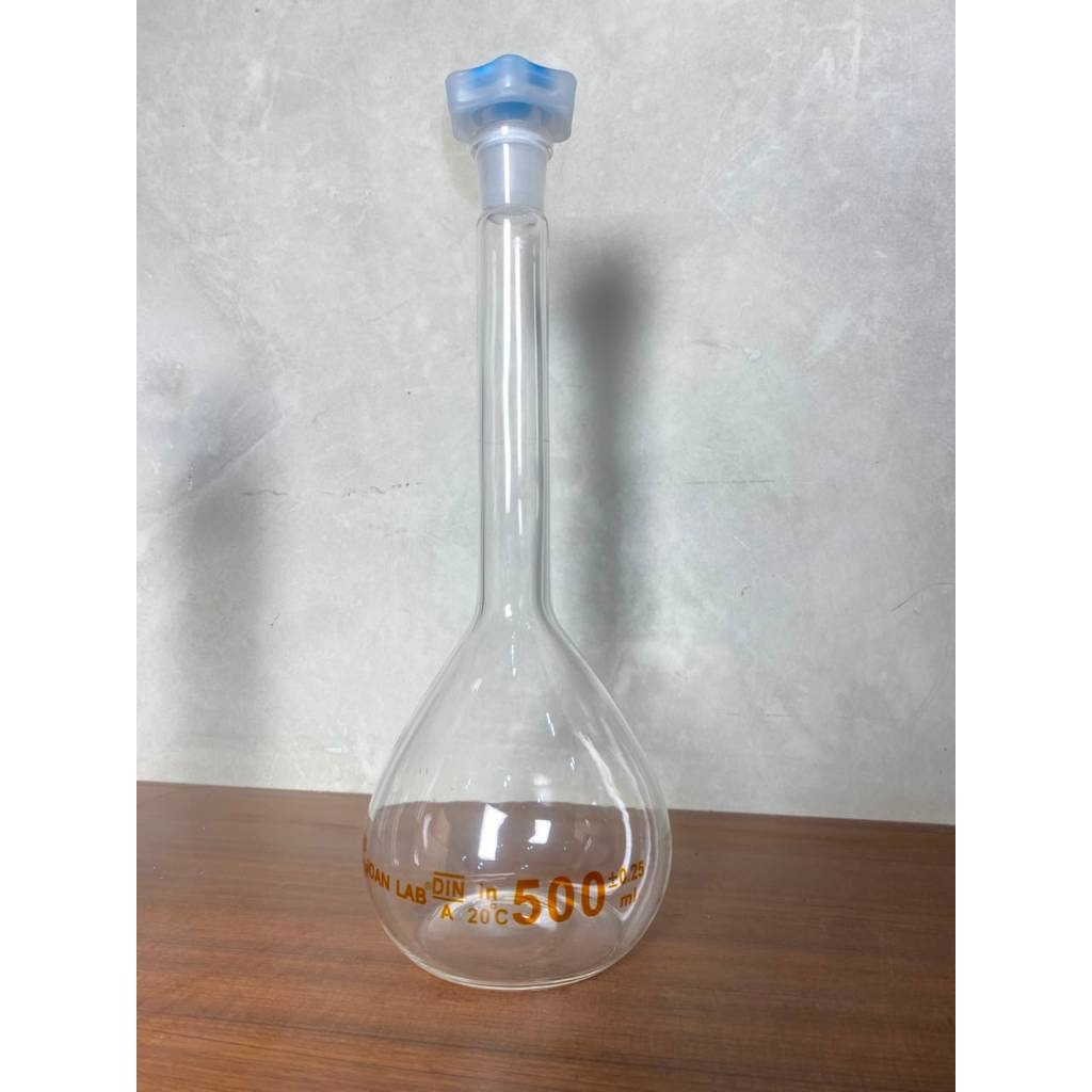 JOANLAB Labu Ukur Volumetric Flask Boro 3.3 500 ml