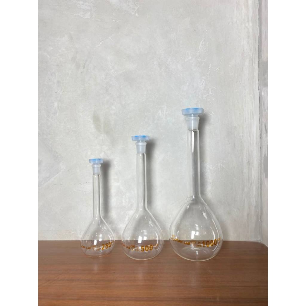 JOANLAB Labu Ukur Volumetric Flask Boro 3.3 1000 ml