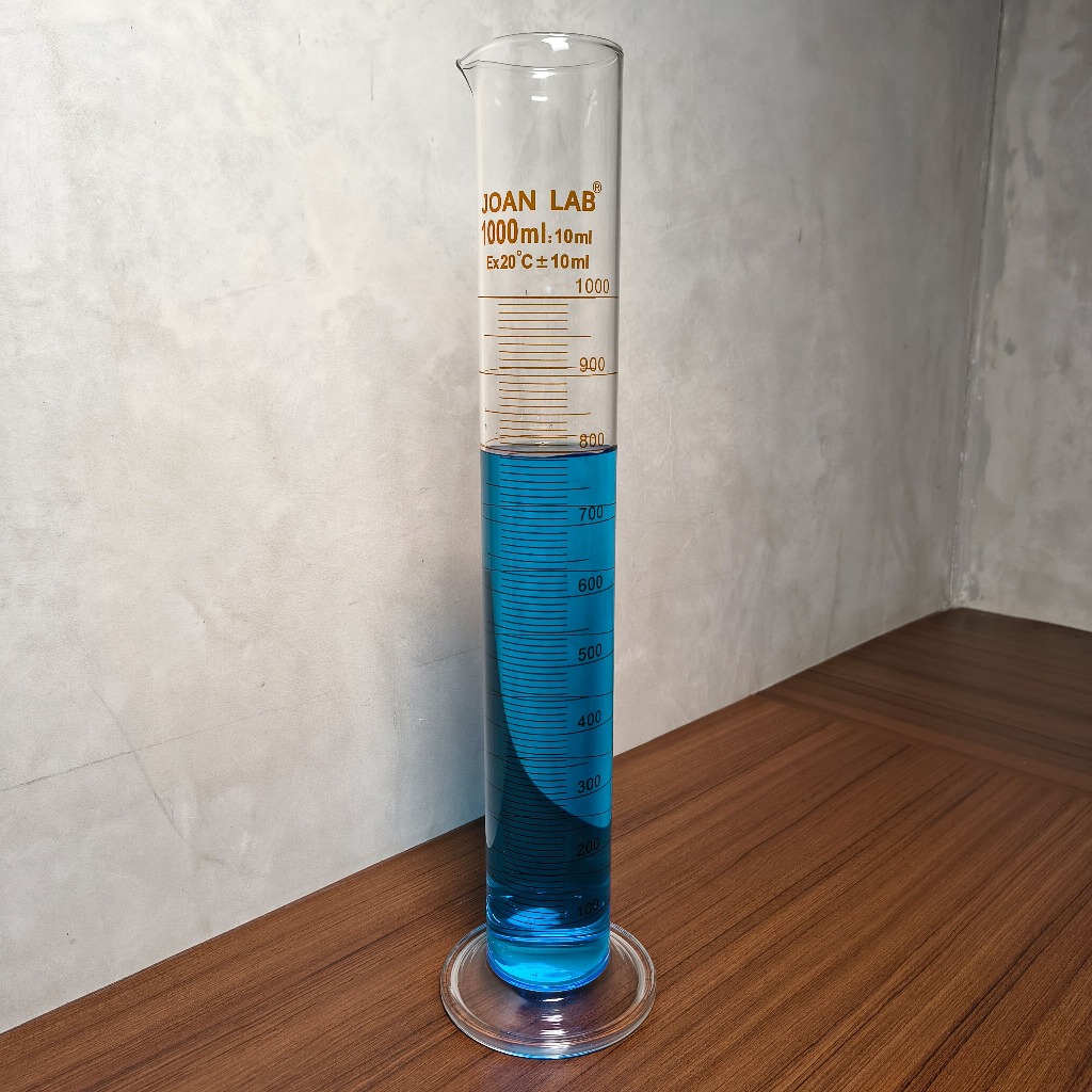JOANLAB Measuring Cylinder Gelas Ukur Kimia Silinder Boro 3.3 1000 ml