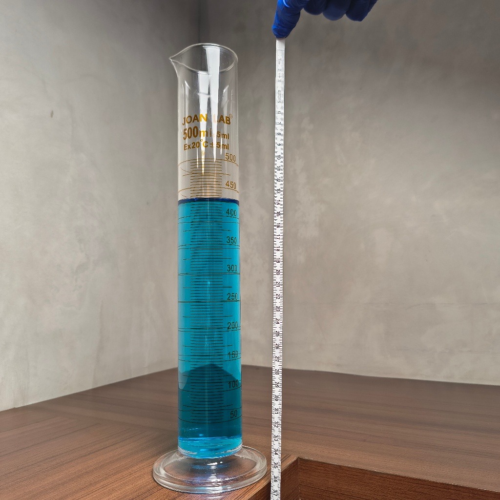 JOANLAB Measuring Cylinder Gelas Ukur Kimia Silinder Boro 3.3 1000 ml