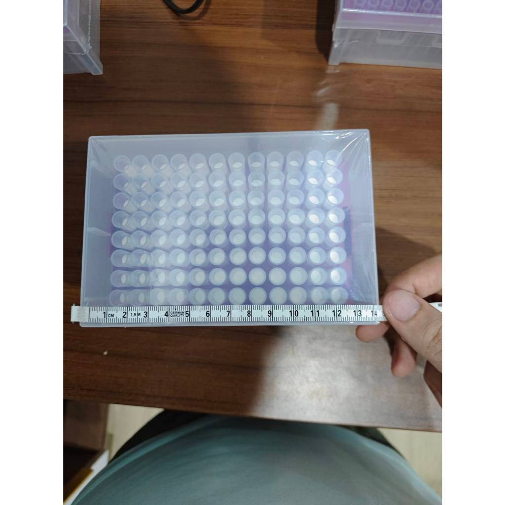 JOANLAB Rak Pipet Tip Micropipette 1000 mikroliter isi 96 Pcs