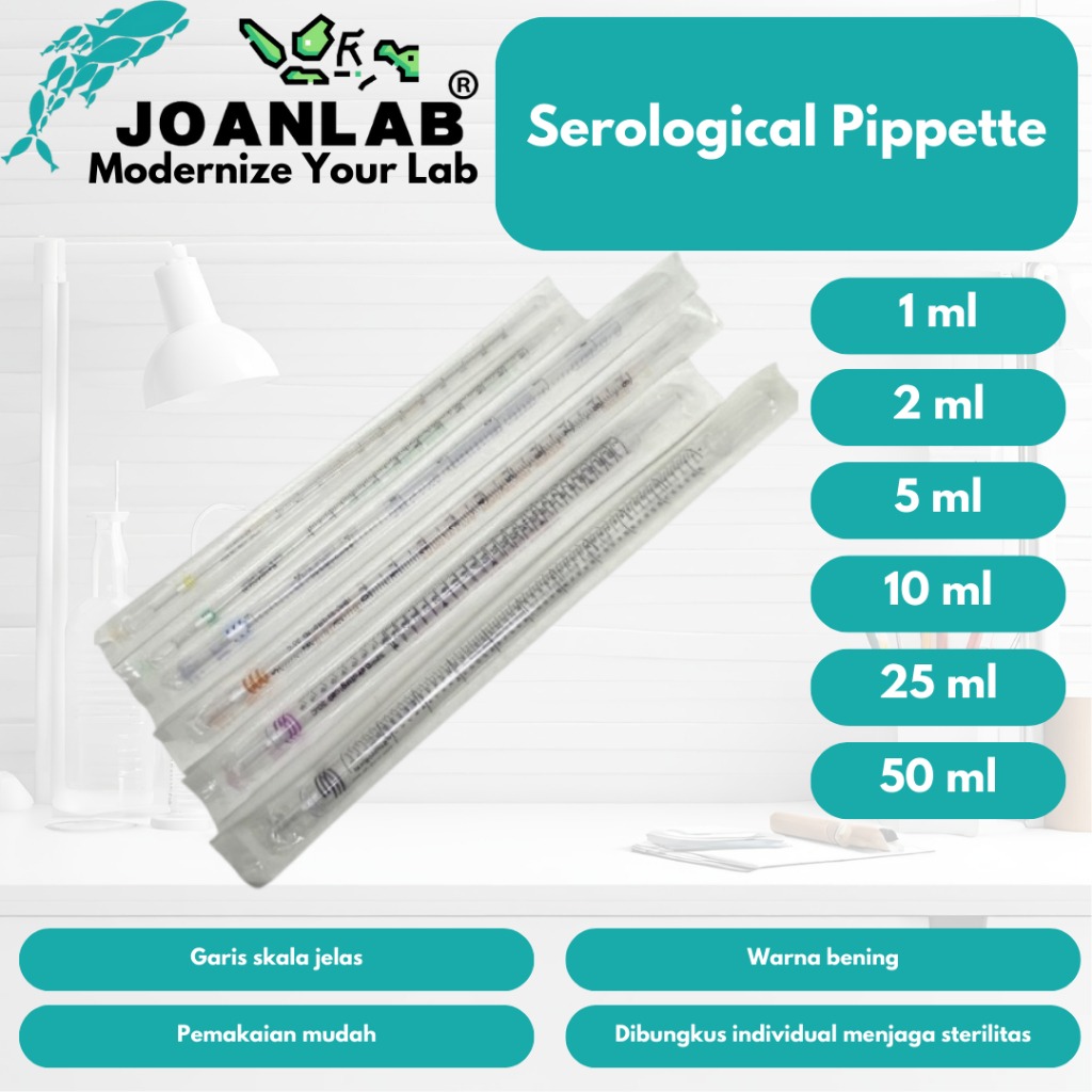 JOANLAB Serological Pipette Pipet Serologis 25 ml