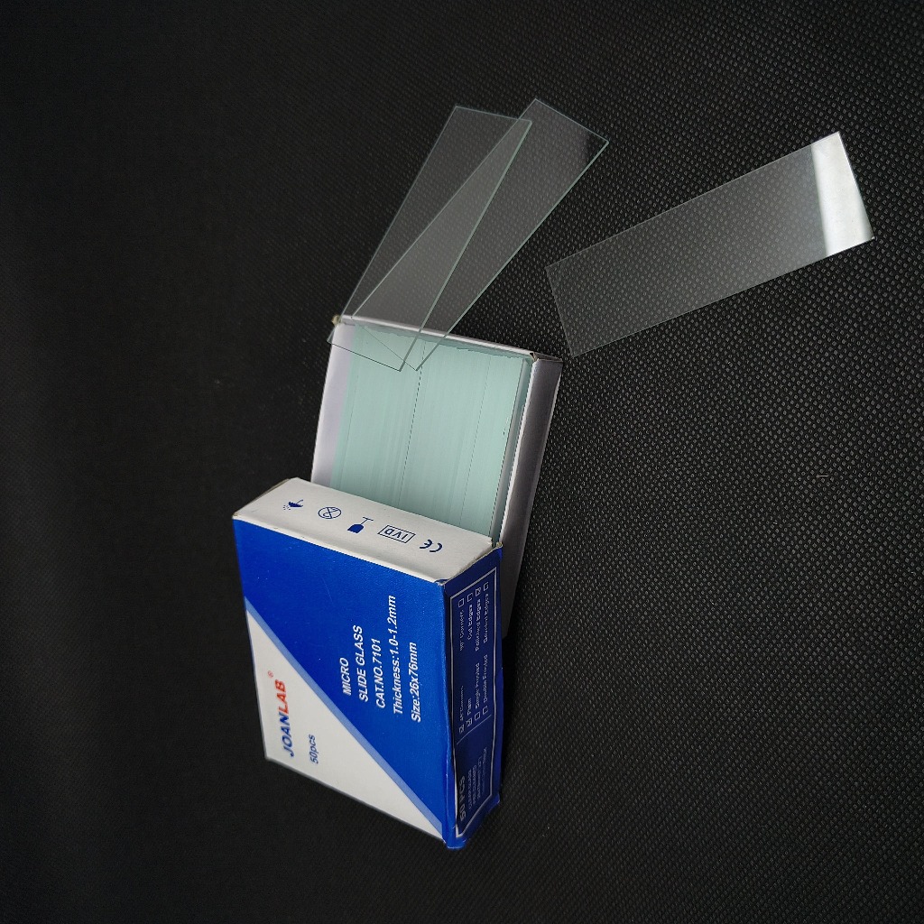 JOANLAB Slide Glass Objek Kaca Mikroskop 26 x 76 mm isi 50 Pcs