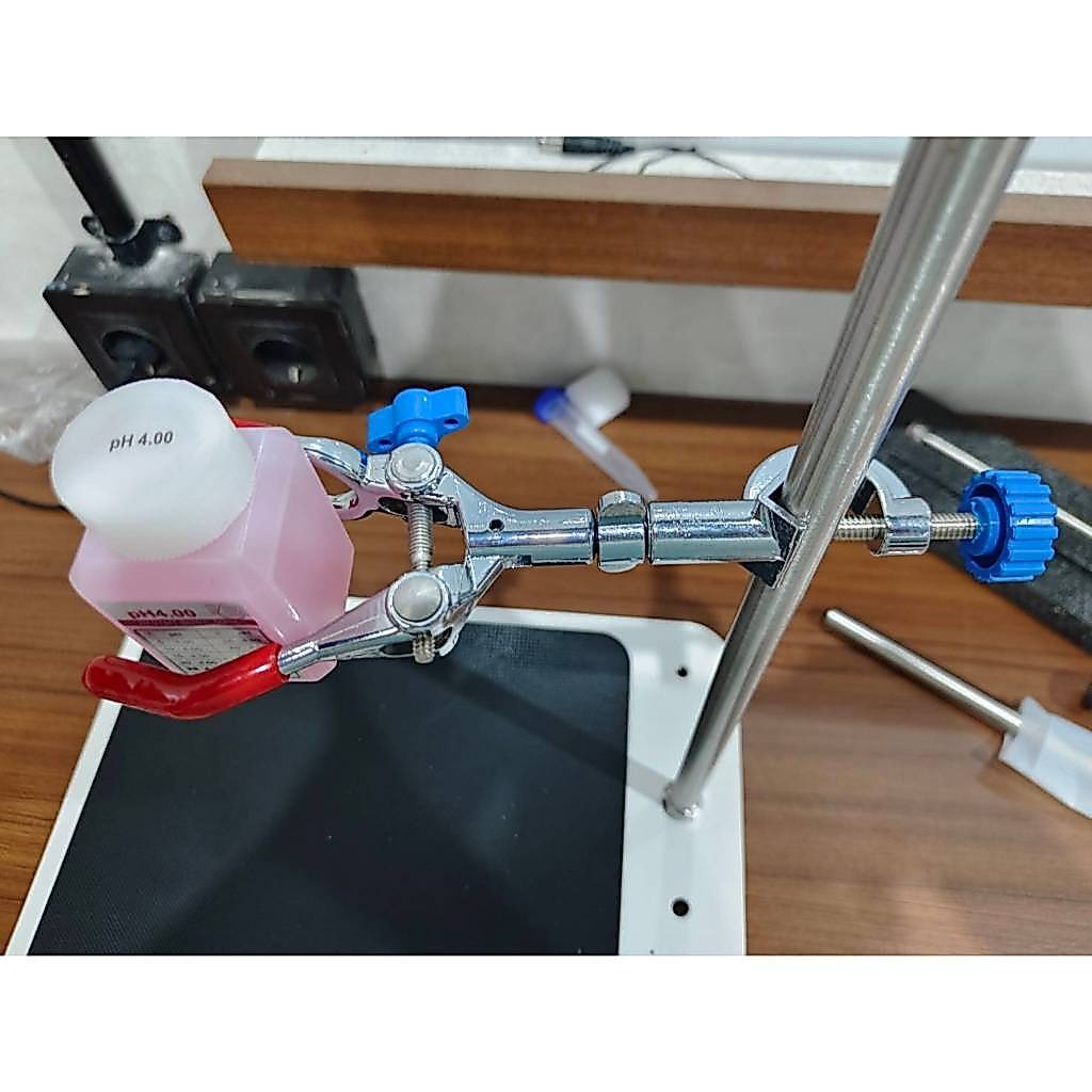 JOANLAB Three Prong Clamp Klem Tiga Jari Bukaan 25 mm Ukuran Kecil