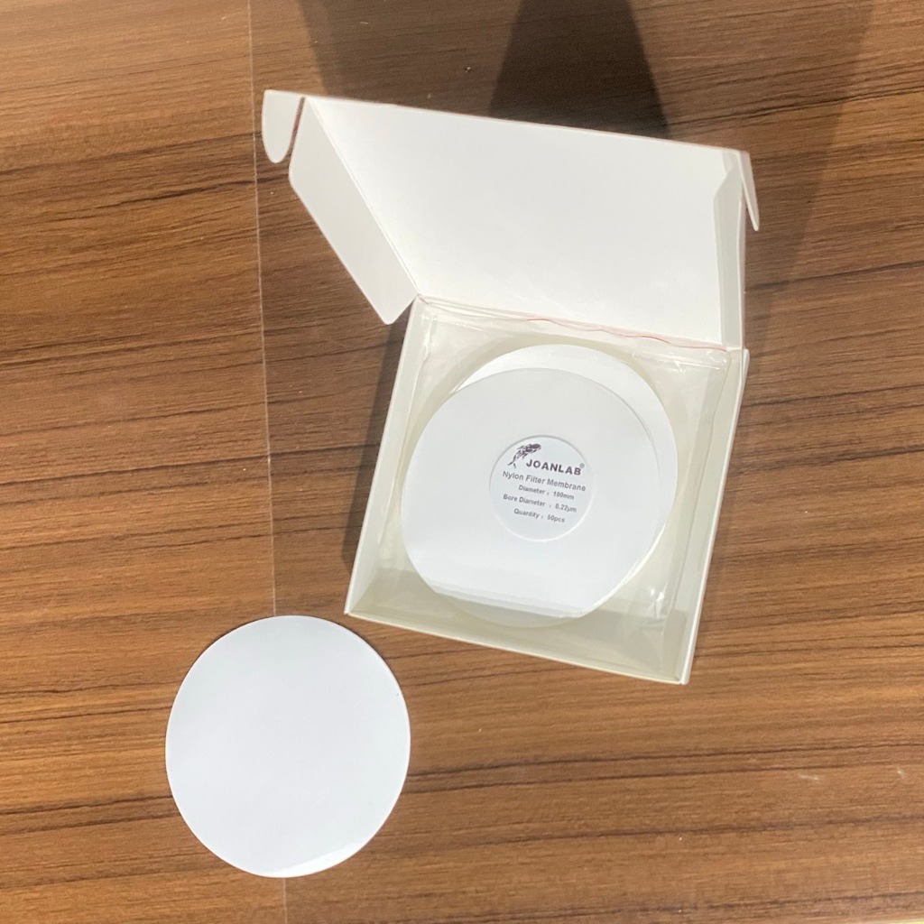 JOANLAB Filter Membrane MCE Diameter 100 mm Pore 0.45 mikrometer isi 50 Lembar