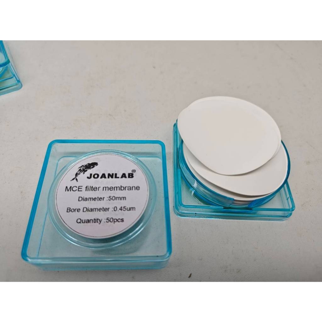 JOANLAB Filter Membrane Nylon Diameter 50 mm Pore 0.22 mikrometer isi 50 Lembar
