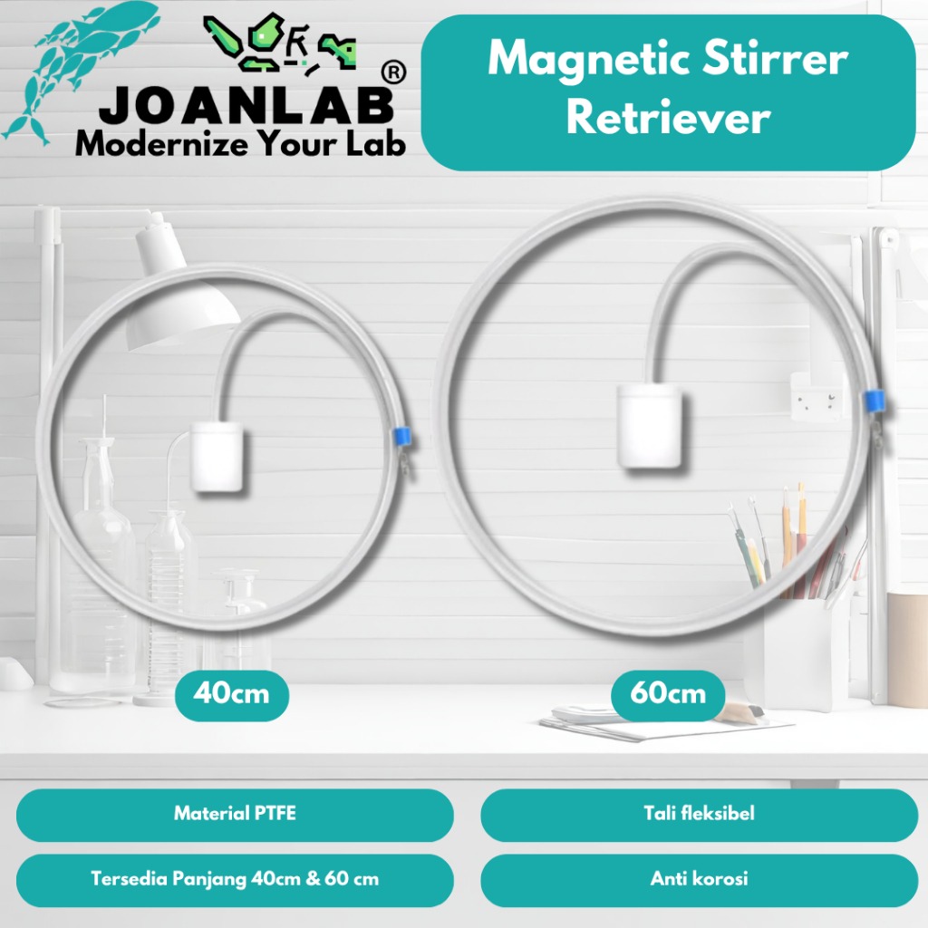 JOANLAB Magnetic Stir Bar Retriever Penarik Pengaduk Magnet 60 cm