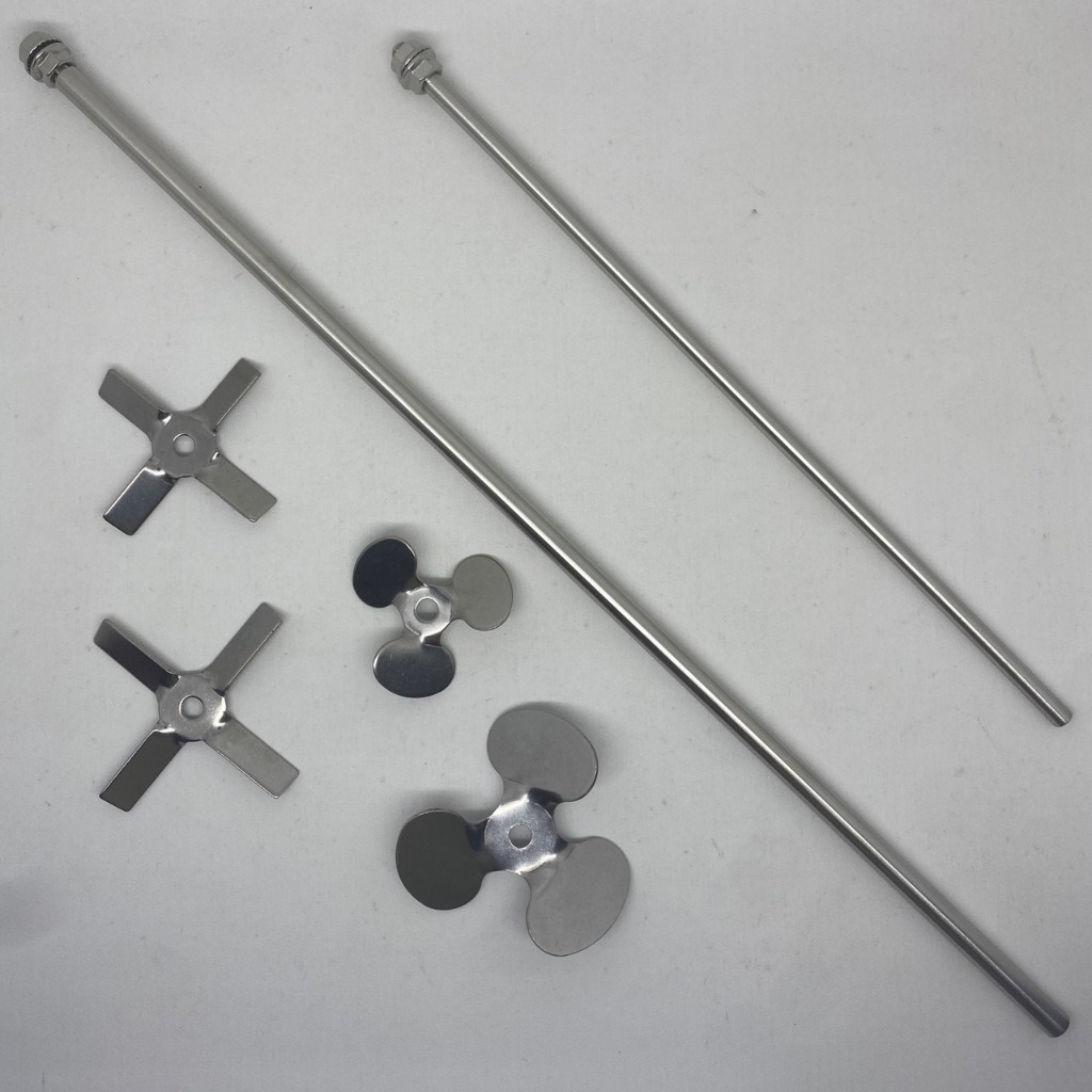 JOANLAB Stirring Paddle Sparepart Batang Pengaduk Overhead Stirrer Set Lengkap